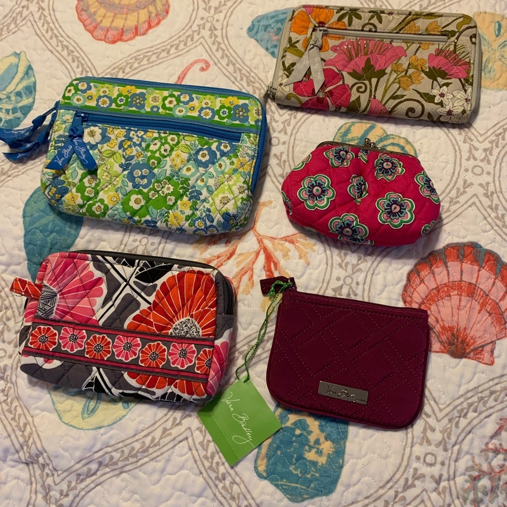 Vera Bradley Variety Collection of Wallets, Coin Purses and Makeup Bags - Picture 2 of 7